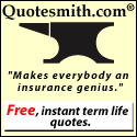 Get Instant Term Life Insurance quotes from over 120 companies!